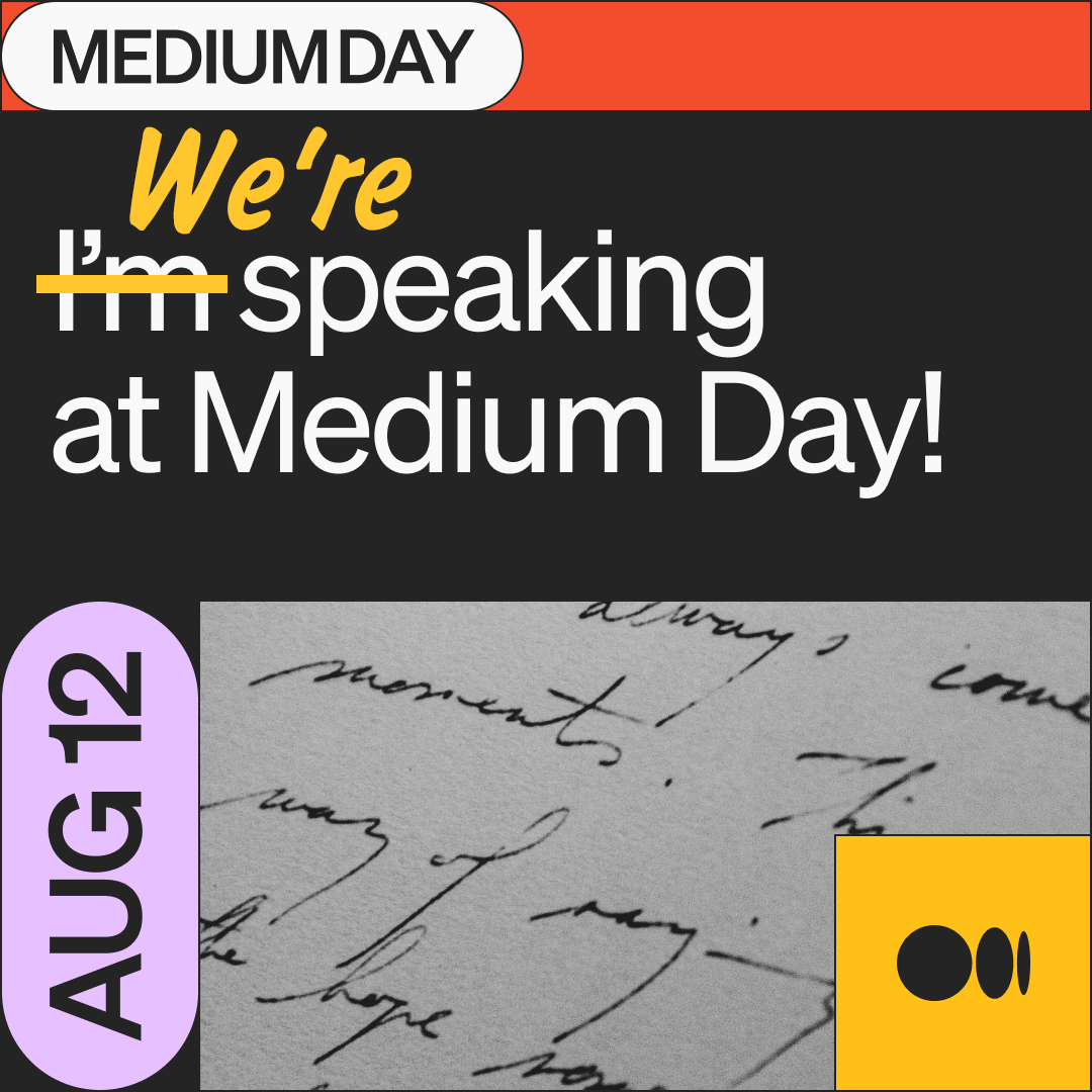 Medium Day Is Almost Here!